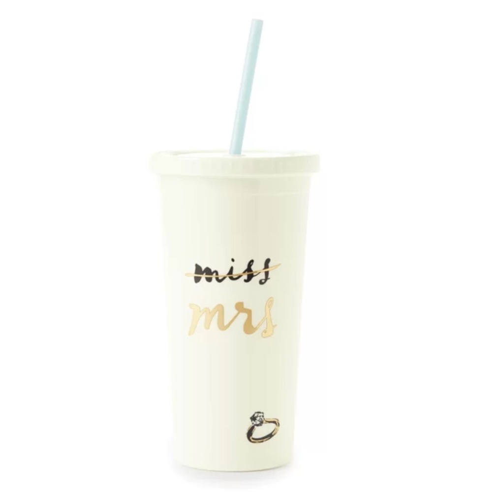 kate spade bridal tumbler